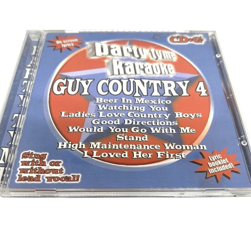 Party Tyme Karaoke: Guy Country 4 (CD; 2007)